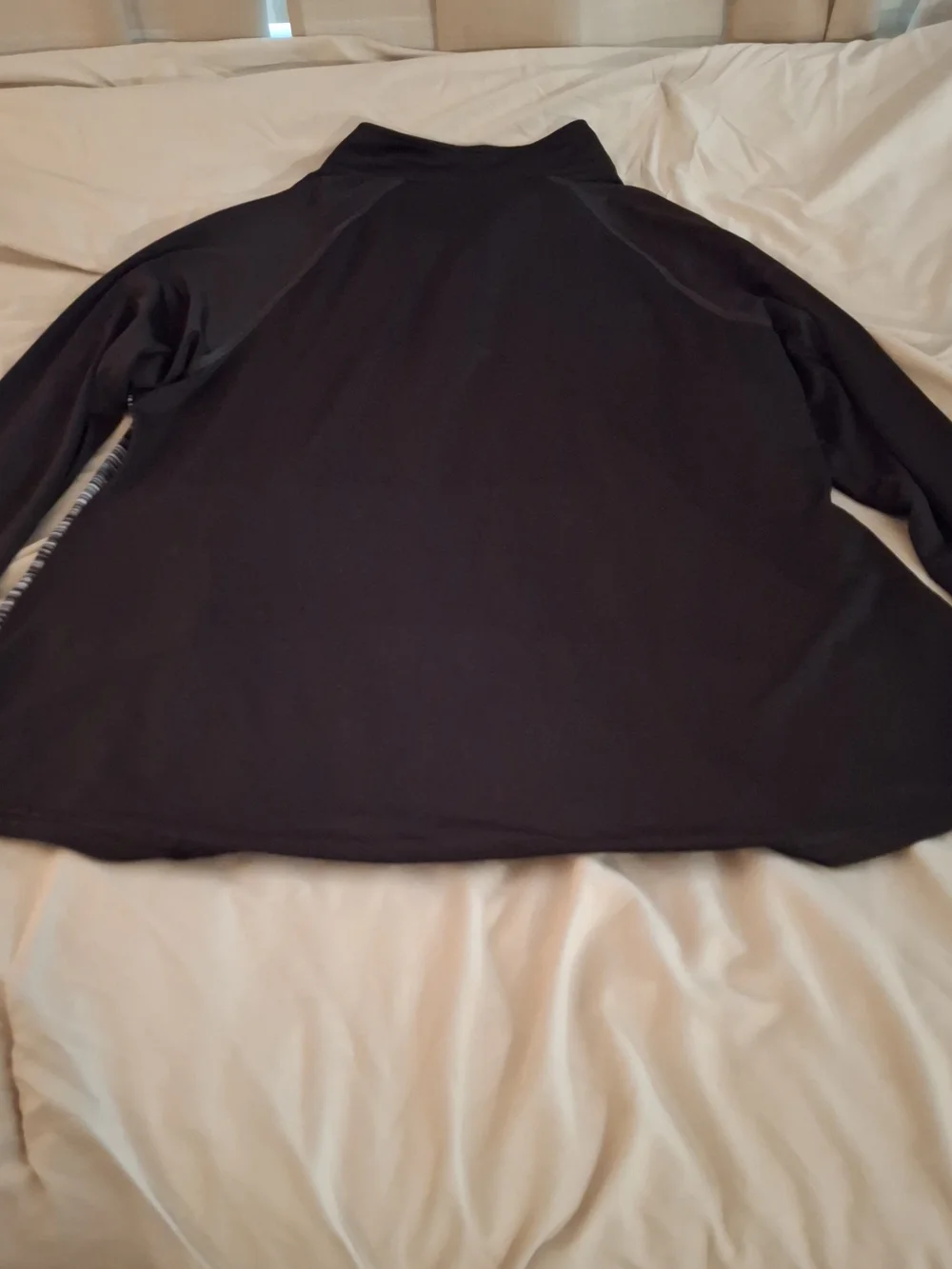 Zone Pro Black & Gray Space-Dye Quarter Zip Pullover